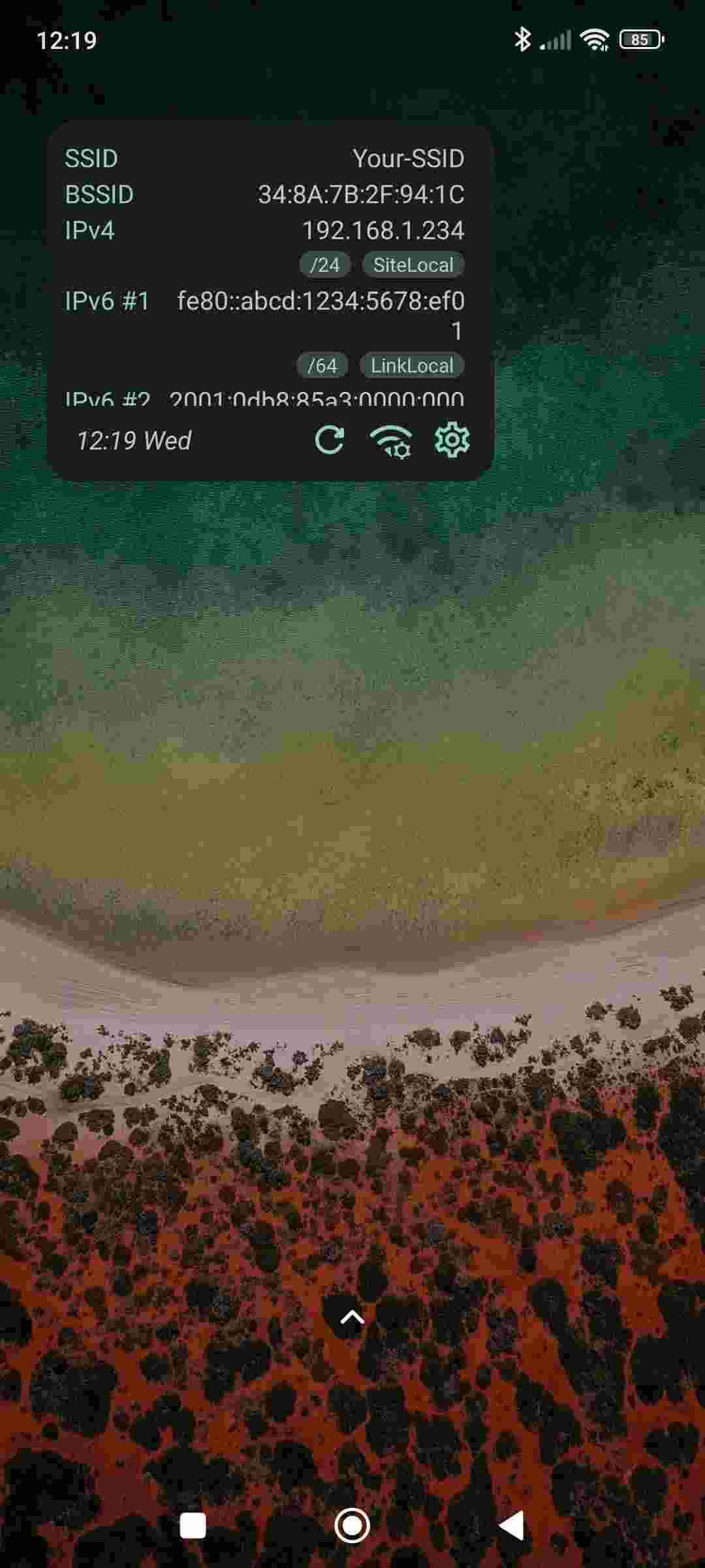 WiFi Widget screenshot