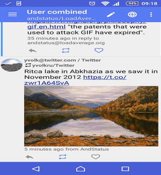 AndStatus screenshot