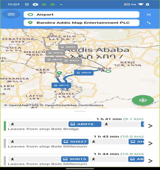 AddisMapTransit screenshot