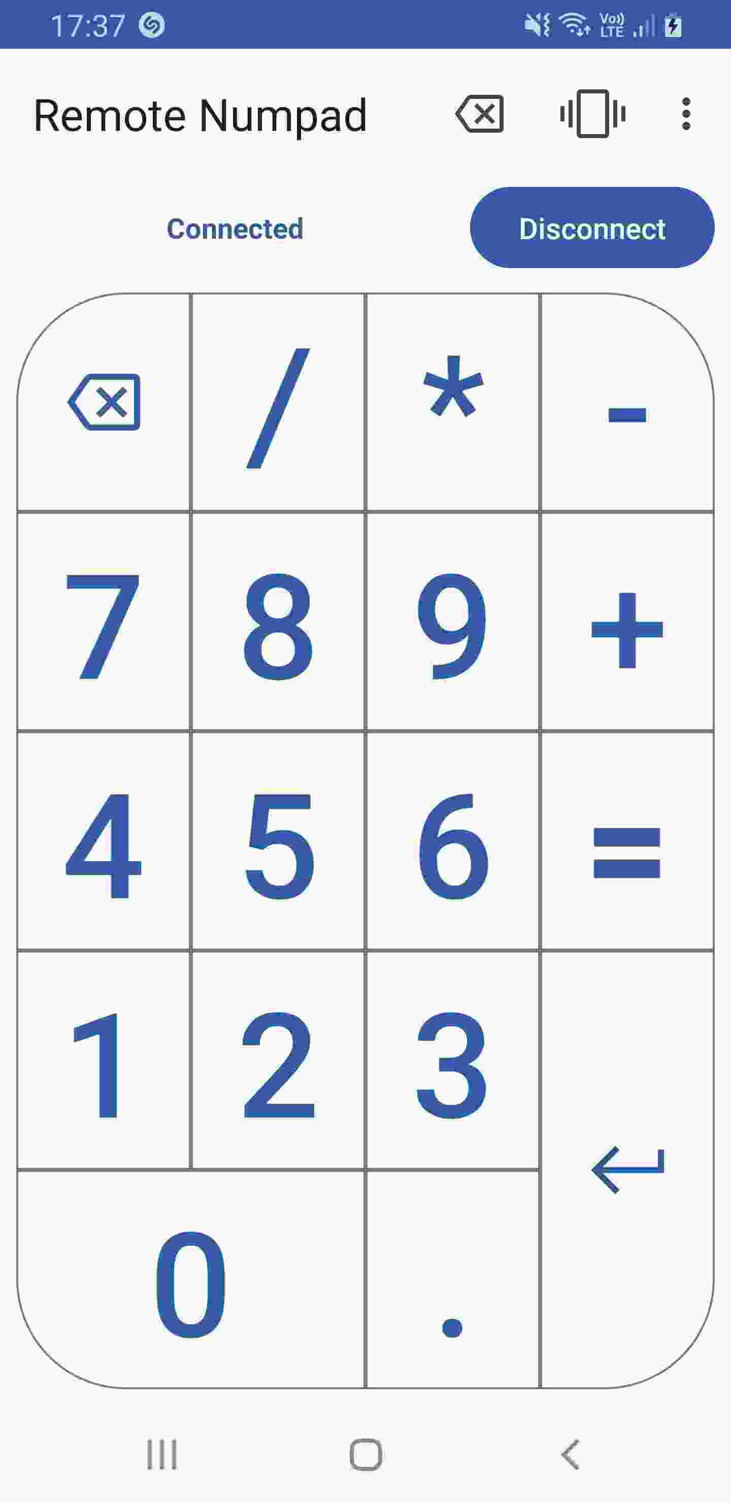 Remote Numpad screenshot