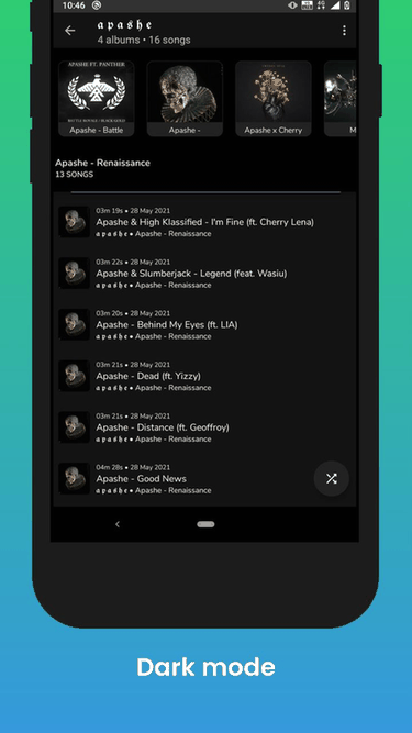 Music Player Lite screenshot