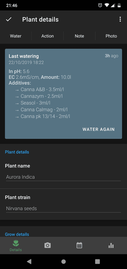 GrowTracker screenshot