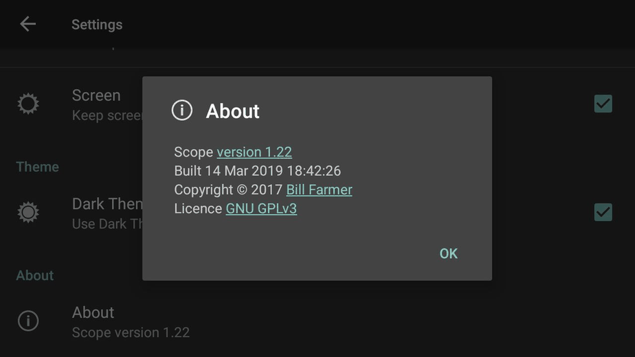 Oscilloscope screenshot