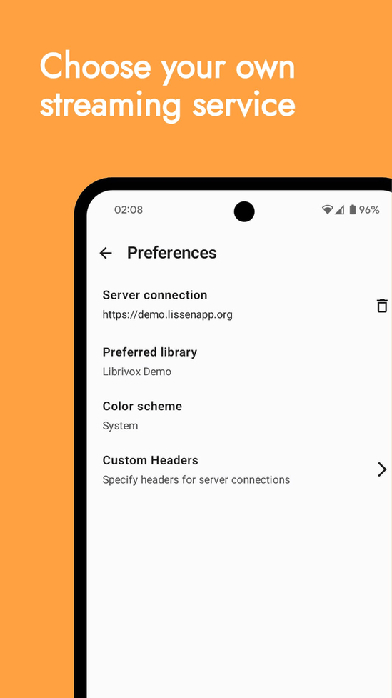 Lissen: Audiobookshelf client screenshot