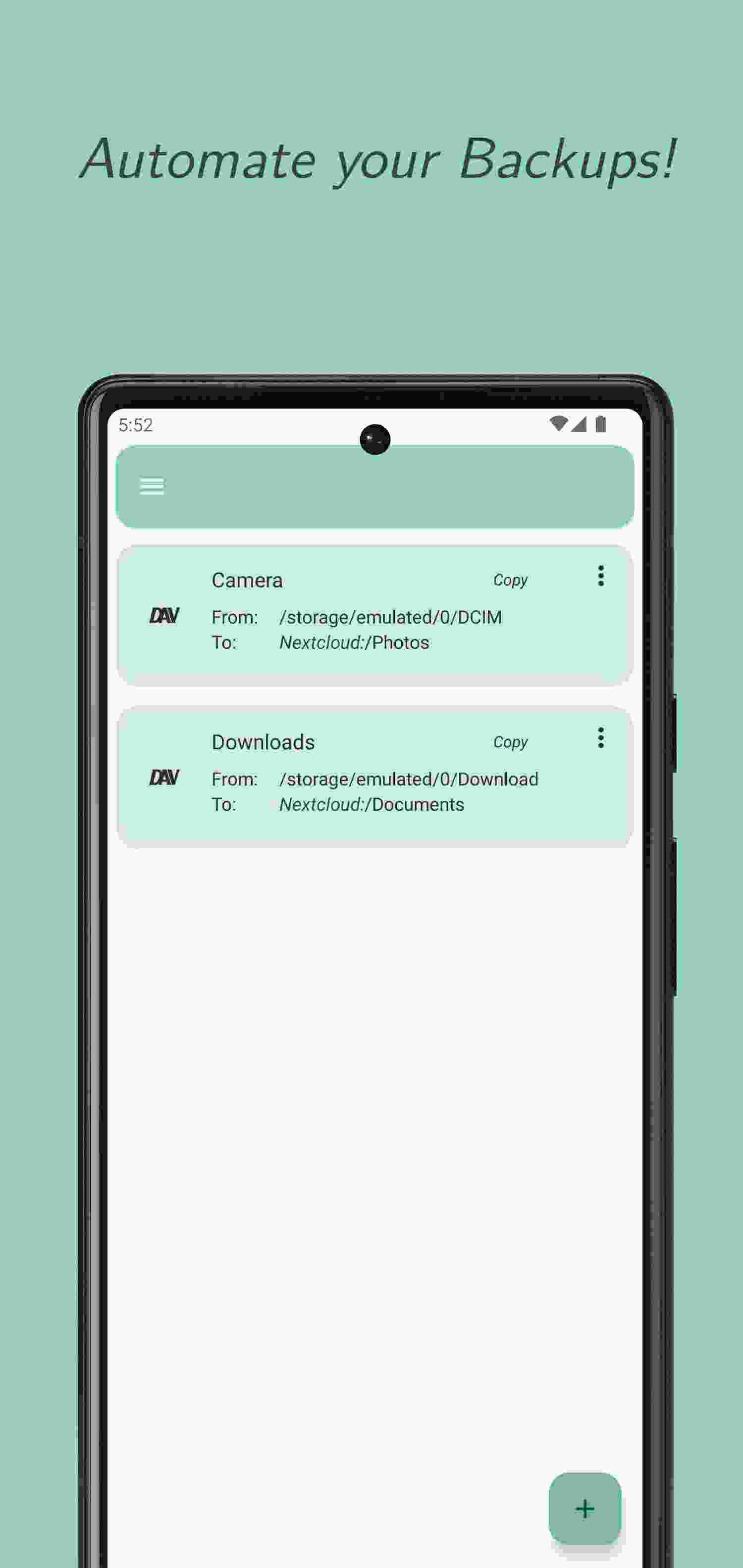 Round Sync screenshot