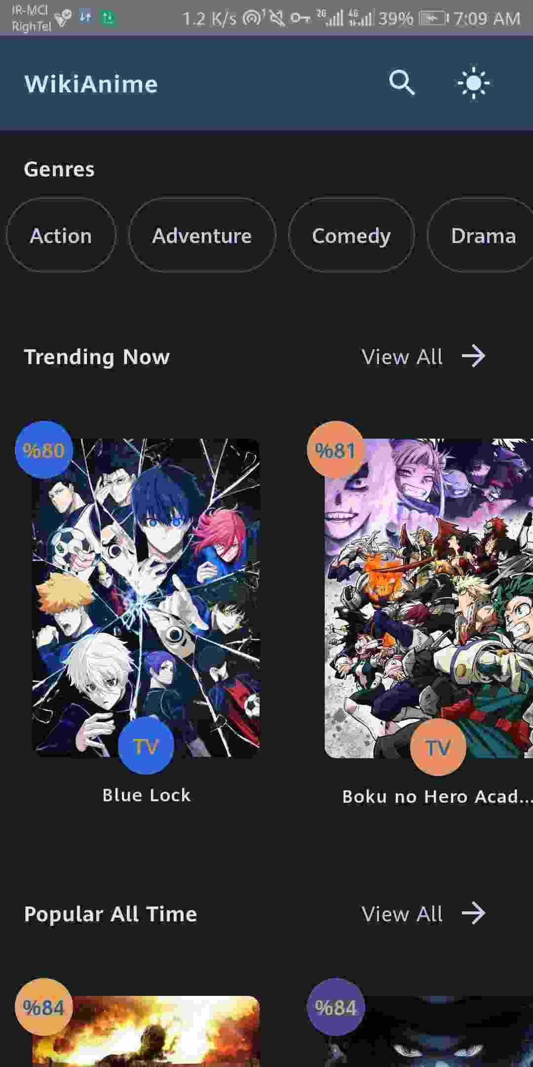 WikiAnime screenshot