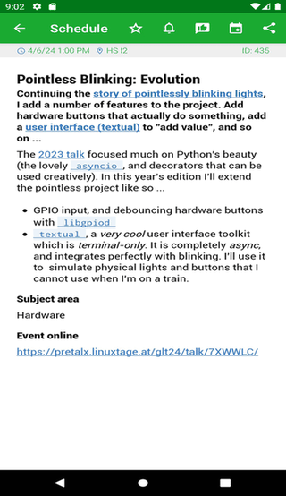 Grazer Linuxtage screenshot