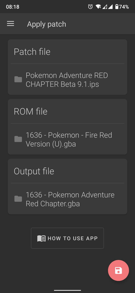 UniPatcher screenshot