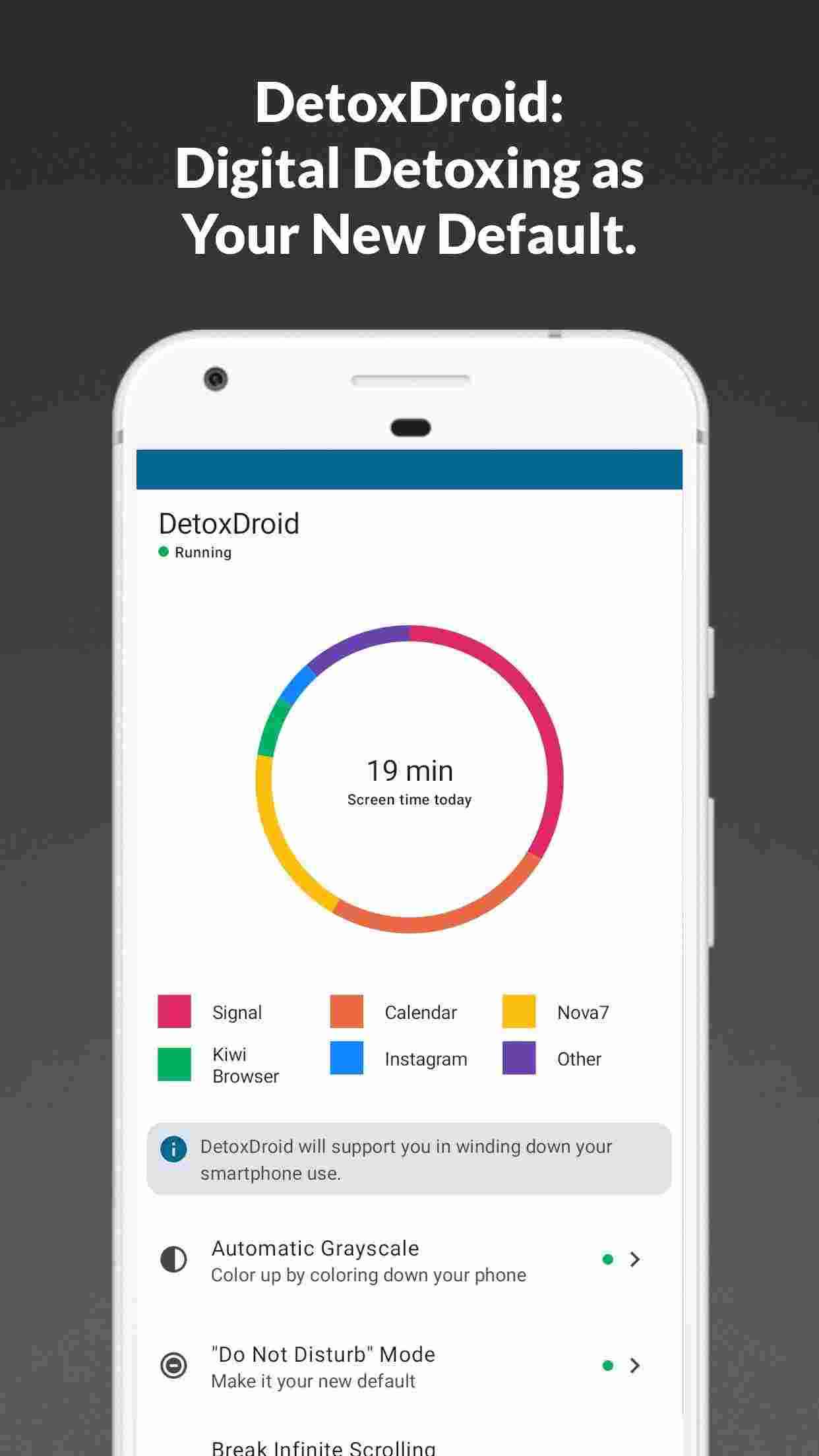 DetoxDroid: Digital Detoxing as Your New Default screenshot