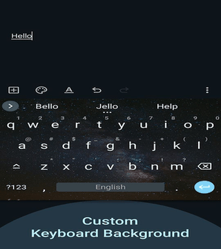HeliBoard screenshot