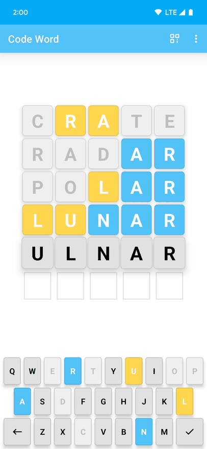 Code Word screenshot