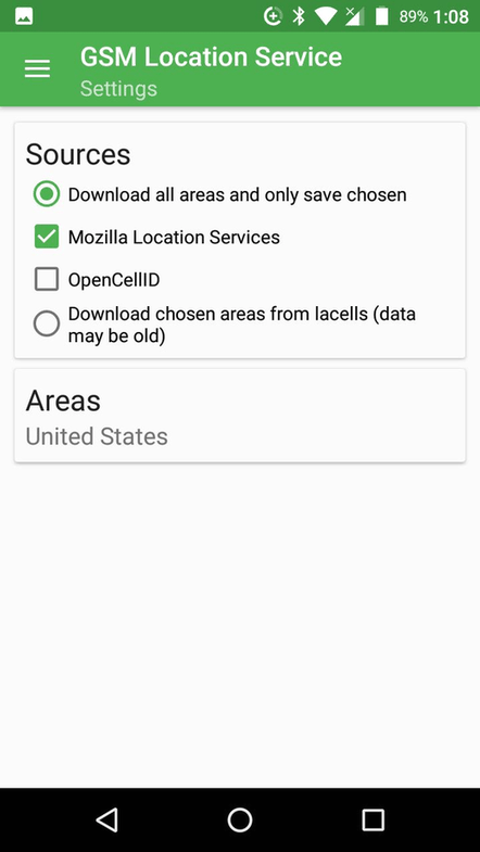 Local GSM Location screenshot