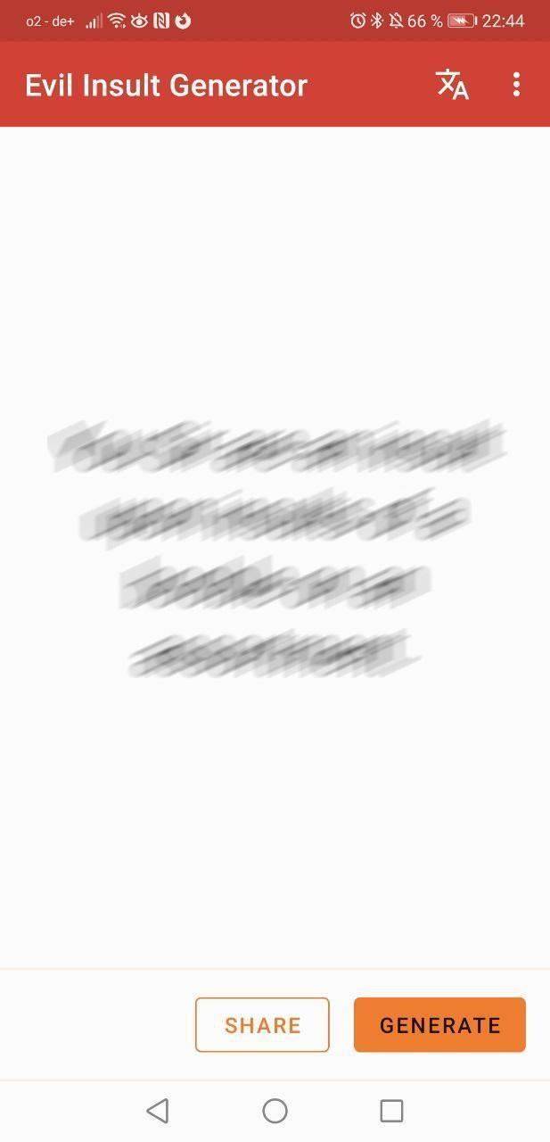 Evil Insult Generator screenshot