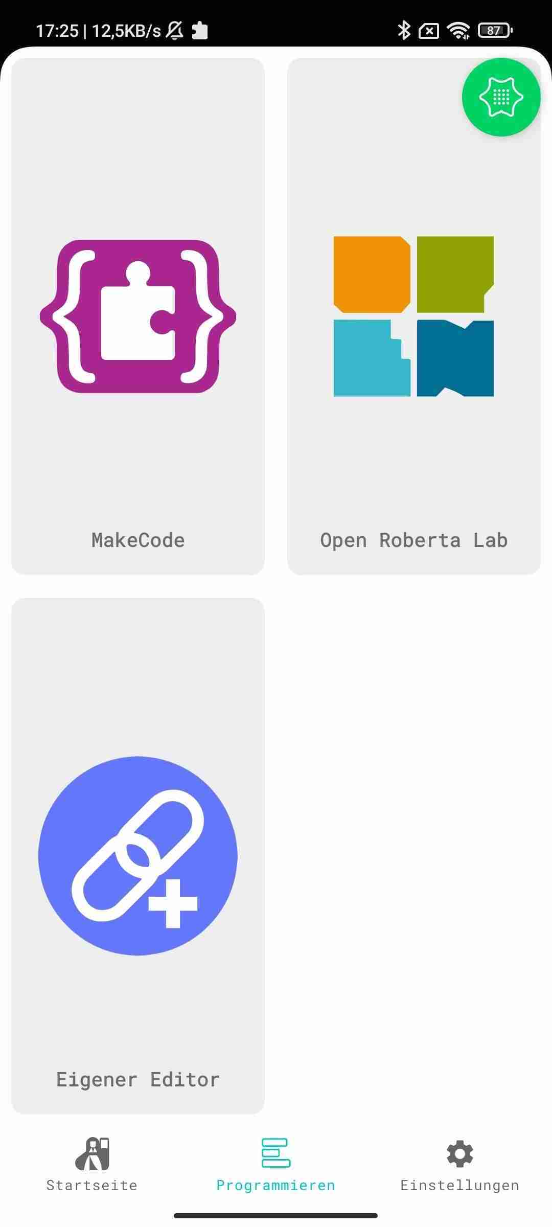 Calliope mini screenshot