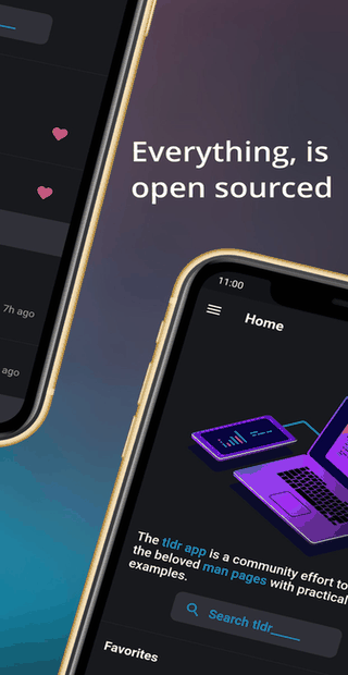 tldr man-pages screenshot