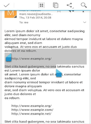 Easy Open Link screenshot