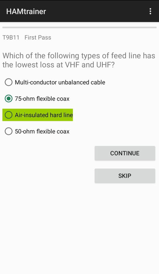 HAMtrainer screenshot