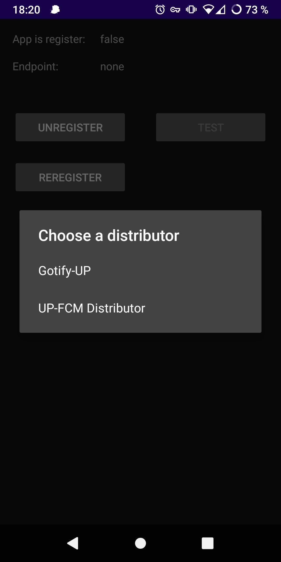 UP-Example screenshot