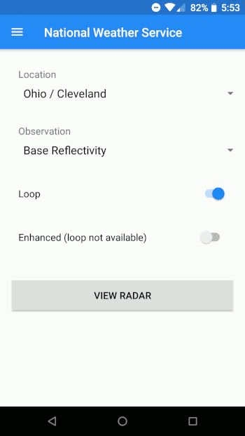 Weather Radar screenshot