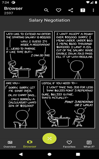 Easy Xkcd screenshot
