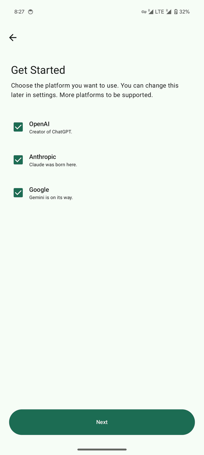 GPTMobile screenshot