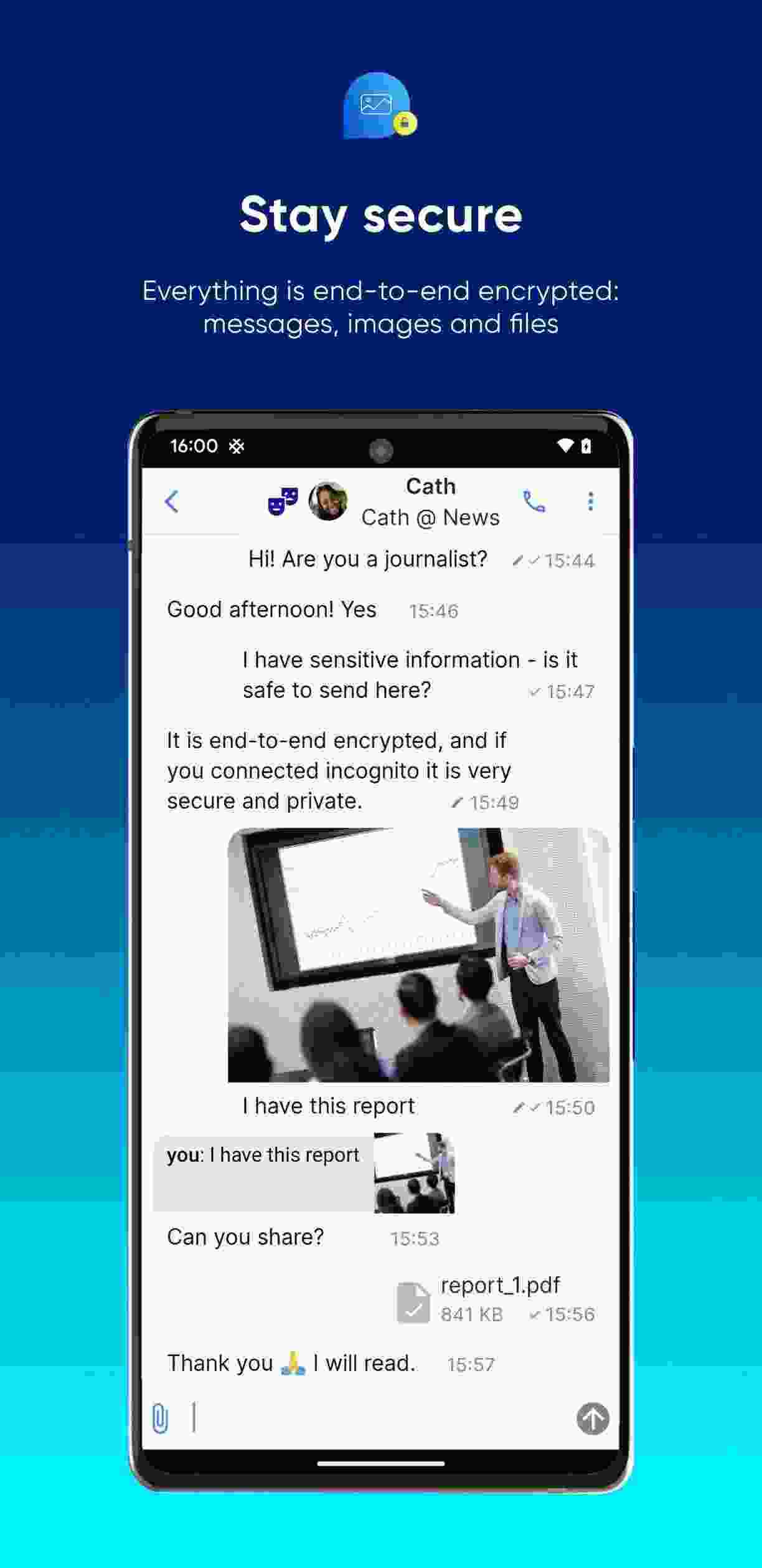 SimpleX Chat screenshot