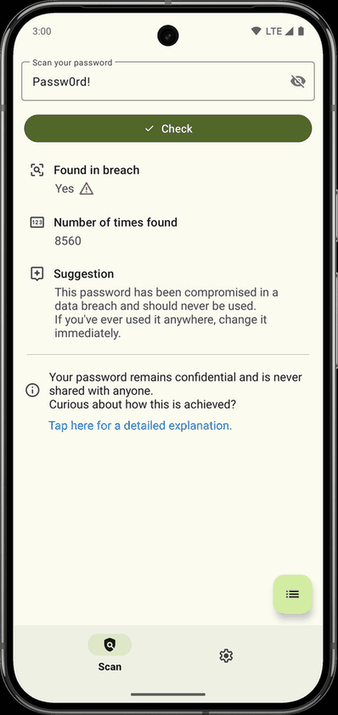 Password Monitor screenshot