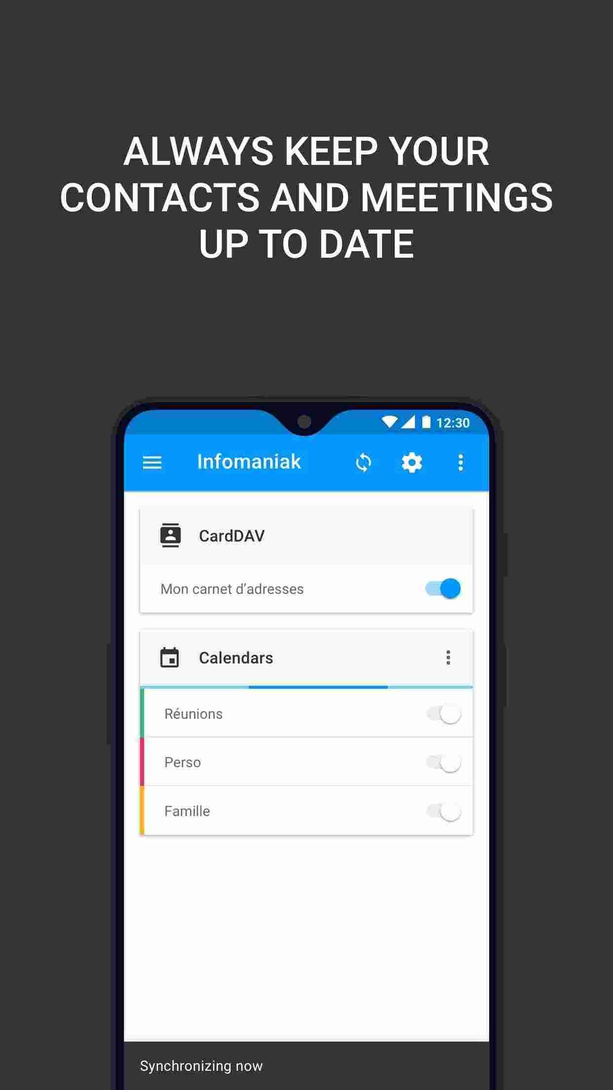 Infomaniak kSync screenshot