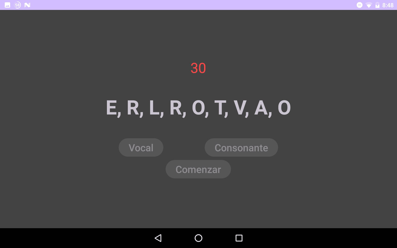 Cifras o letras screenshot