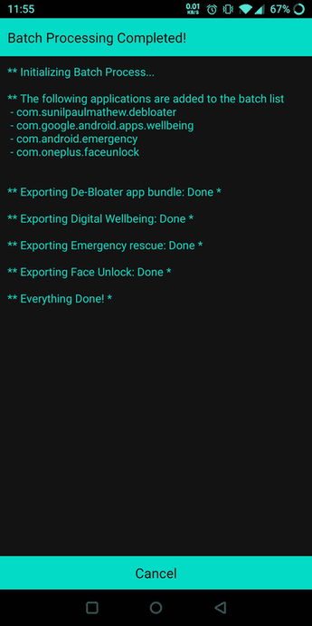 Package Manager screenshot