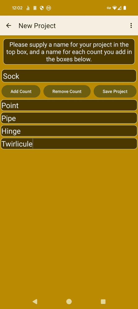 BeeCount Knitting Counter screenshot