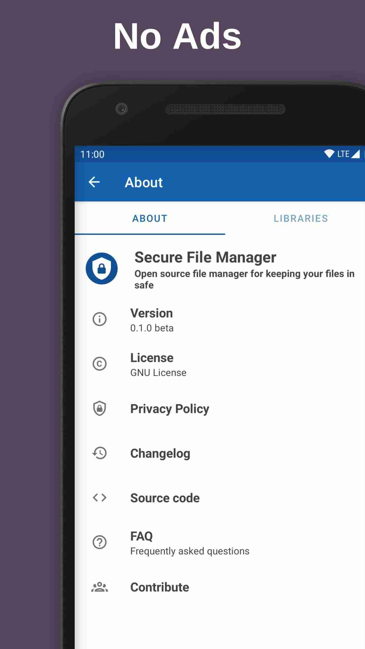 Secure File Manager Beta screenshot