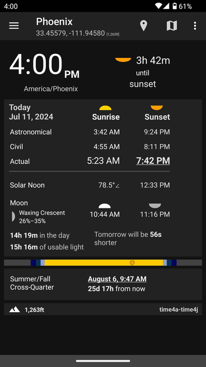 Suntimes screenshot
