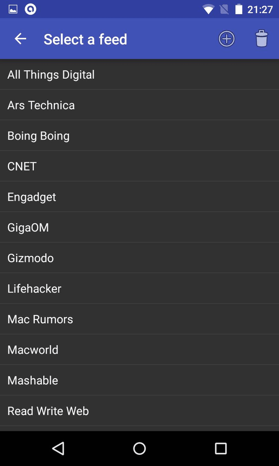 News Reader screenshot