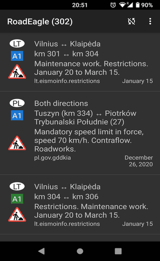 RoadEagle screenshot