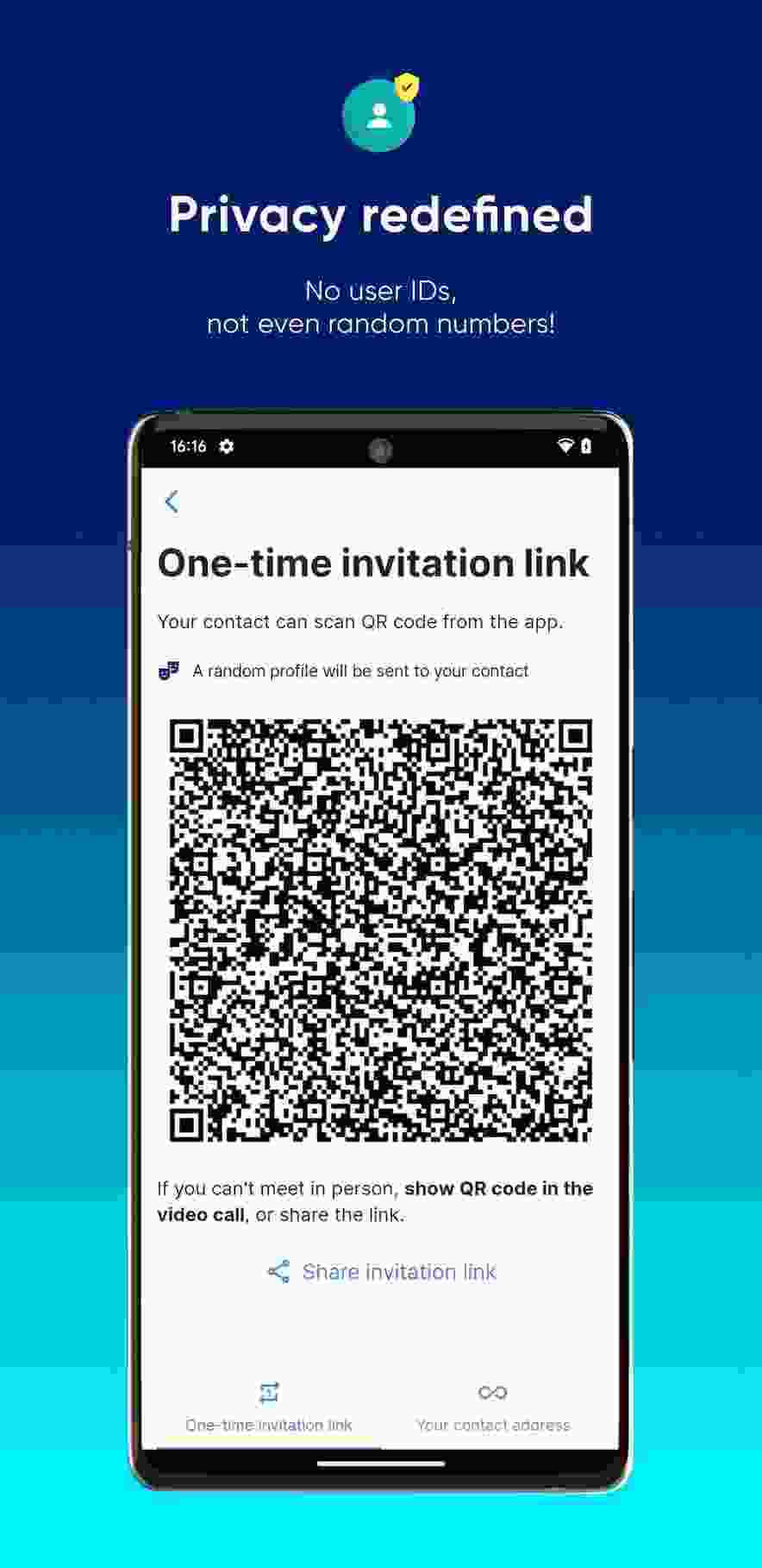 SimpleX Chat screenshot