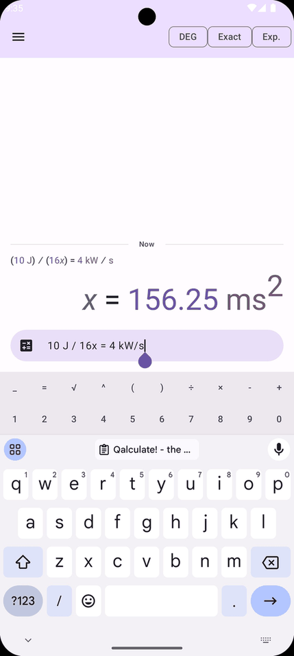 Qalculate! screenshot