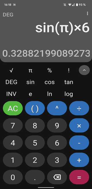 OpenCalc screenshot