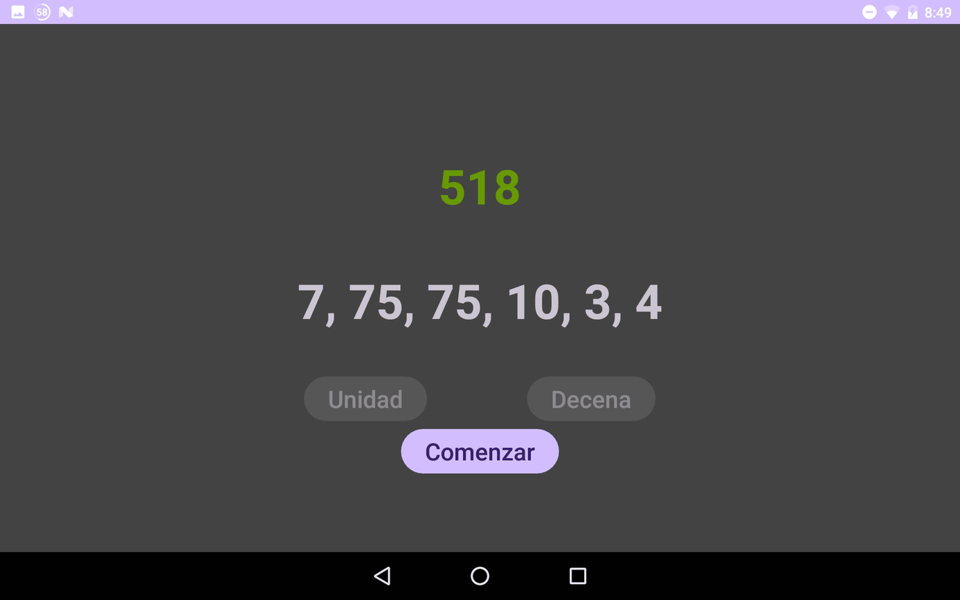 Cifras o letras screenshot