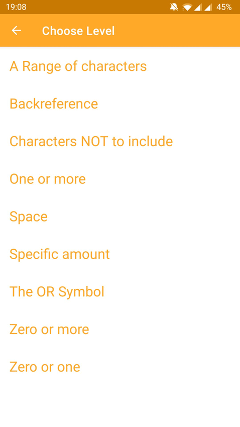 Regex Crossword screenshot