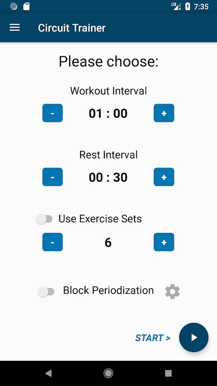 Circuit Training (PFA) screenshot