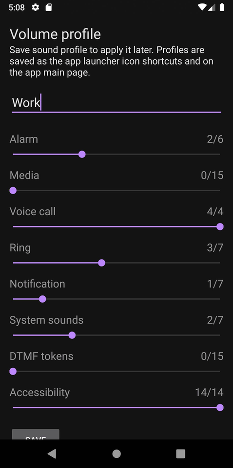 Volume Control screenshot