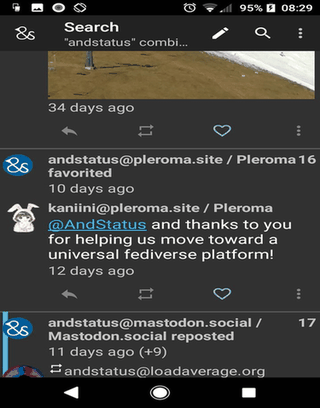 AndStatus screenshot