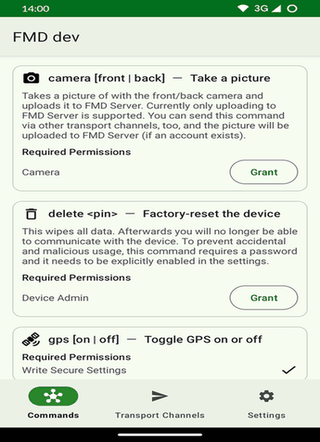 Find My Device (FMD) screenshot