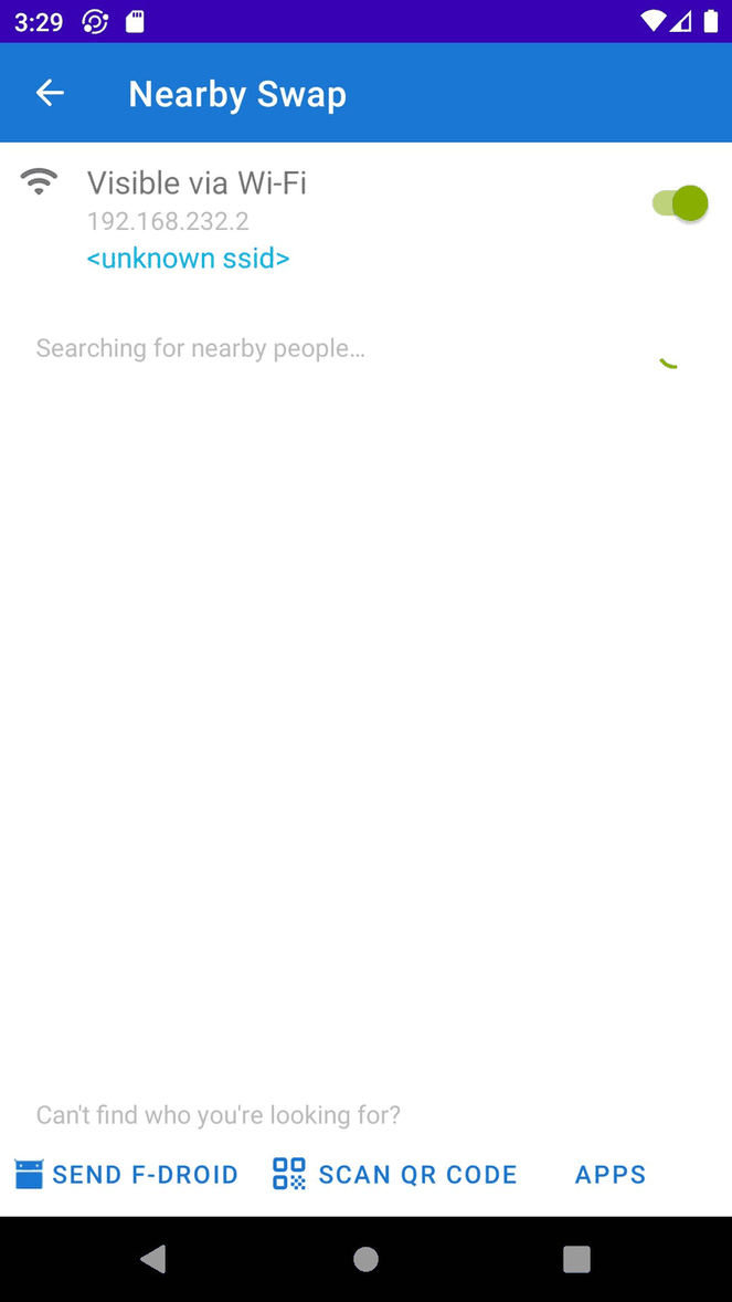 F-Droid Nearby screenshot