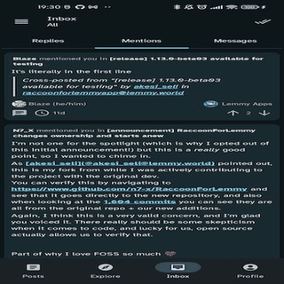 Raccoon for Lemmy screenshot
