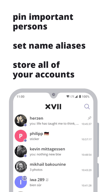 xvii messenger for vk screenshot