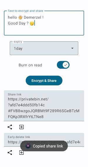 Share Paste O2 screenshot