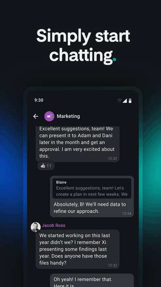 Element X screenshot