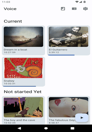 Voice Audiobook Player screenshot